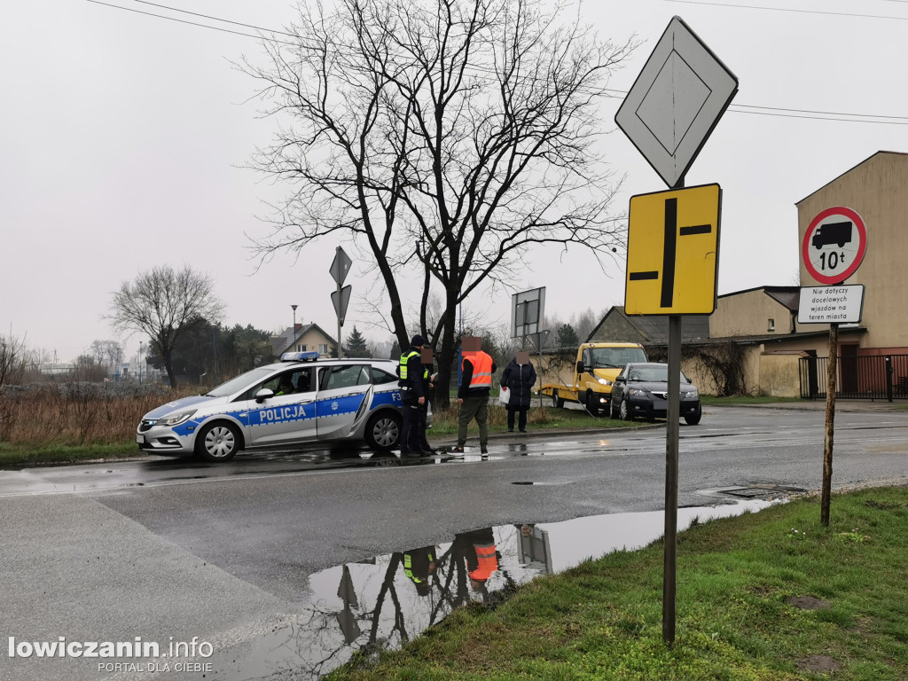 Wypadek w rejonie skrzyżowania ul. Blich i Zamkowej