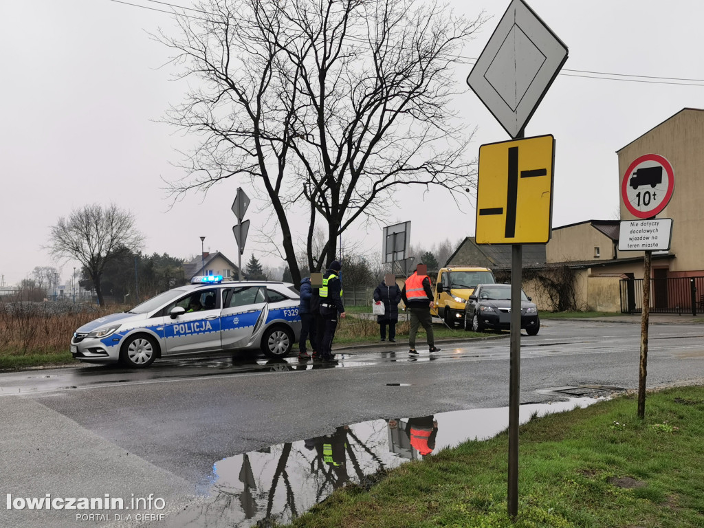 Wypadek w rejonie skrzyżowania ul. Blich i Zamkowej