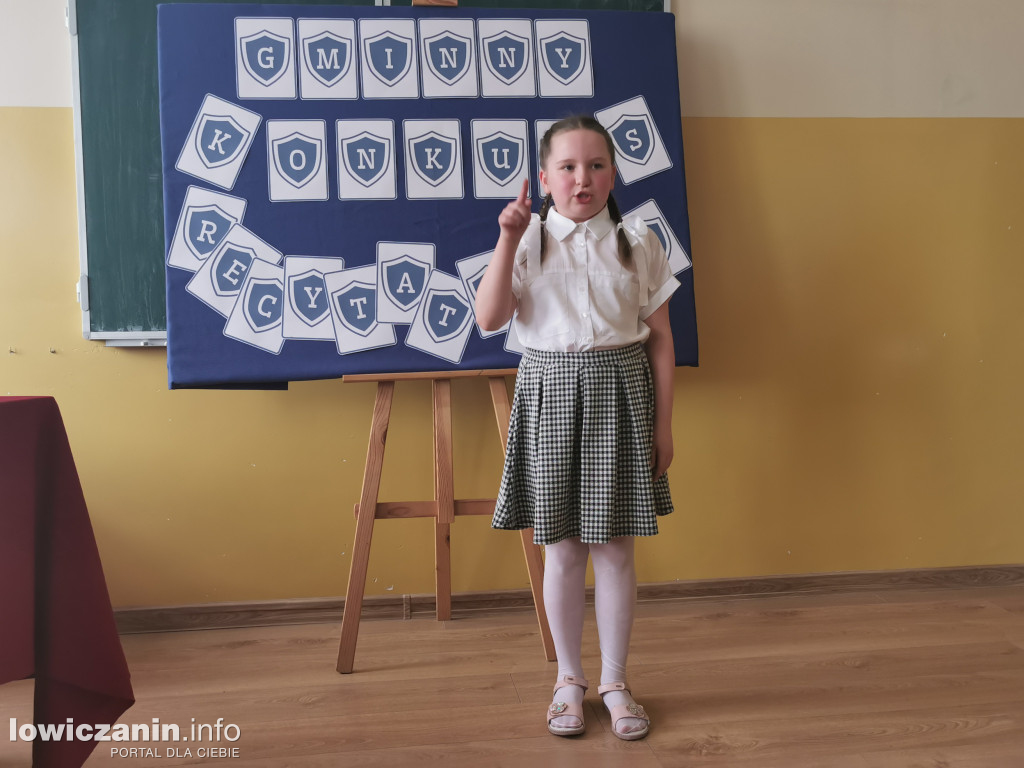 Konkurs recytatorski w Zielkowicach