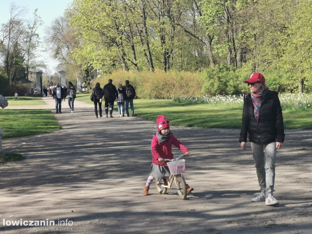 Tłumy w Nieborowie i Arkadii