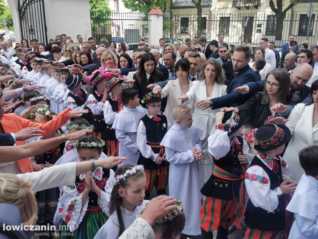 I Komunia Święta w katedrze w Łowiczu, 14 maja 2023