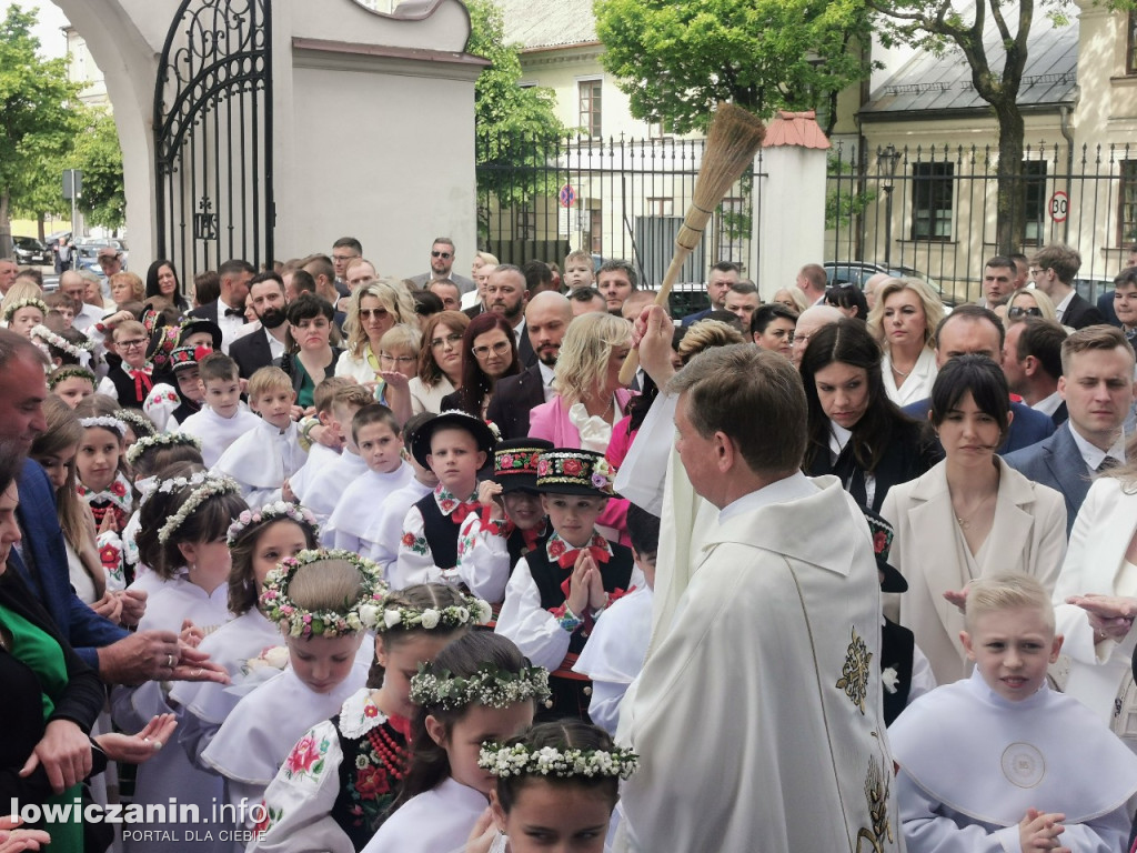 I Komunia Święta w katedrze w Łowiczu, 14 maja 2023