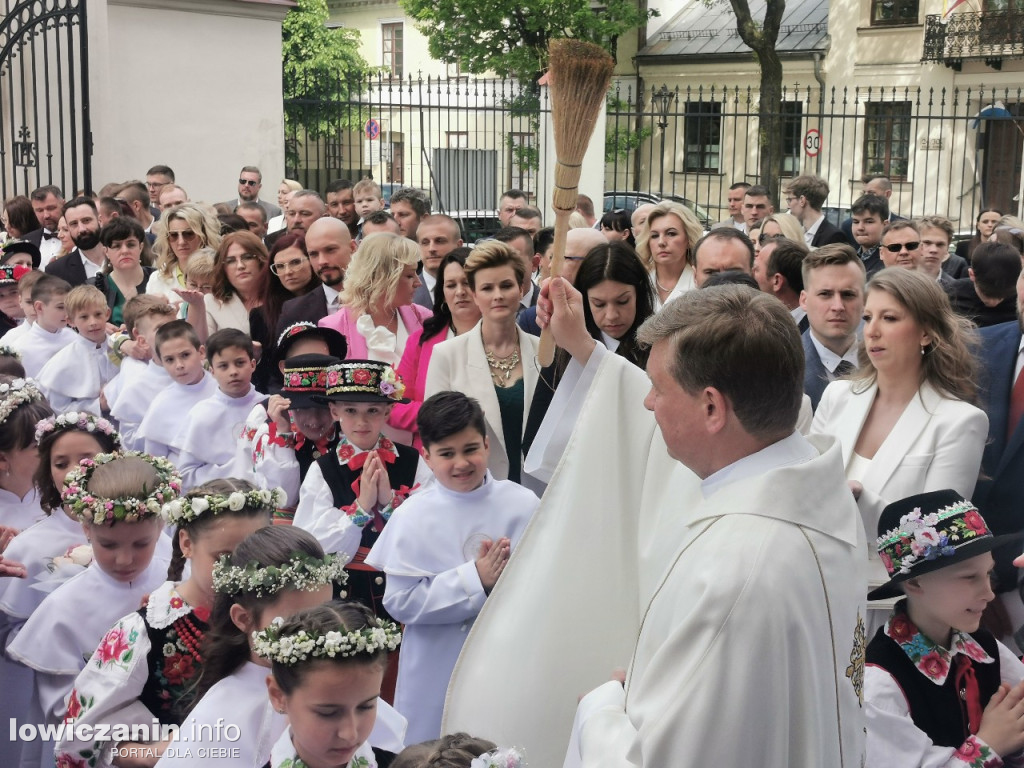 I Komunia Święta w katedrze w Łowiczu, 14 maja 2023