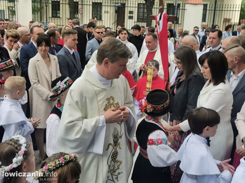 I Komunia Święta w katedrze w Łowiczu, 14 maja 2023