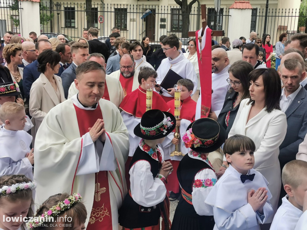 I Komunia Święta w katedrze w Łowiczu, 14 maja 2023