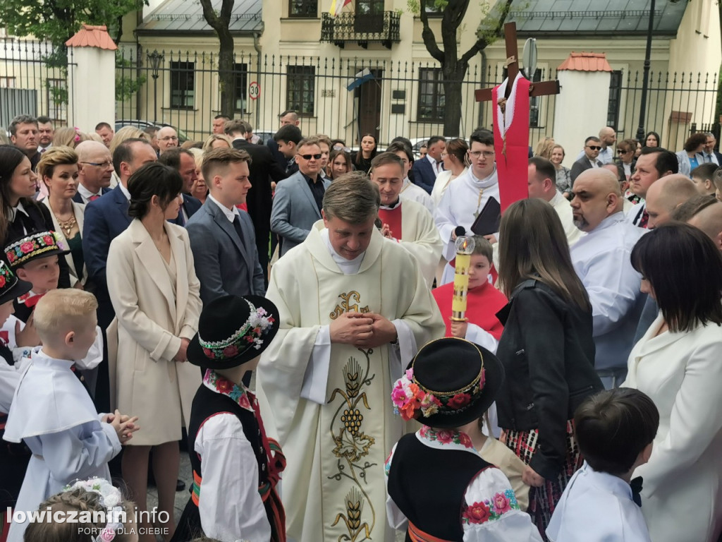 I Komunia Święta w katedrze w Łowiczu, 14 maja 2023