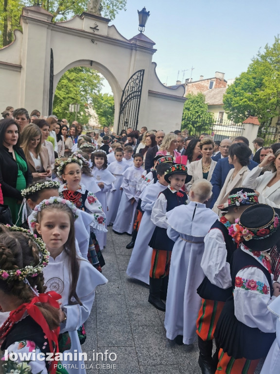 I Komunia Święta w katedrze w Łowiczu, 14 maja 2023