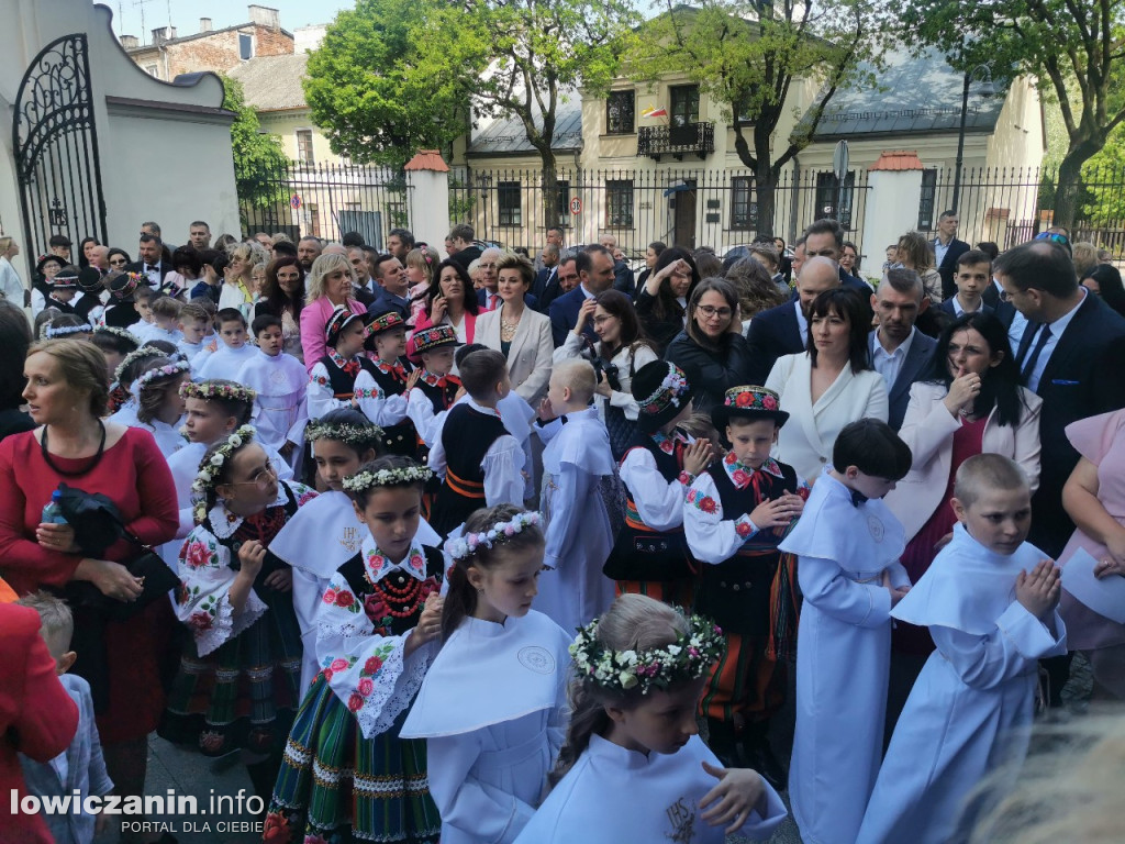 I Komunia Święta w katedrze w Łowiczu, 14 maja 2023