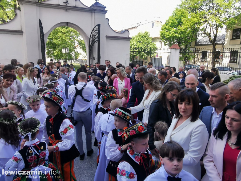 I Komunia Święta w katedrze w Łowiczu, 14 maja 2023