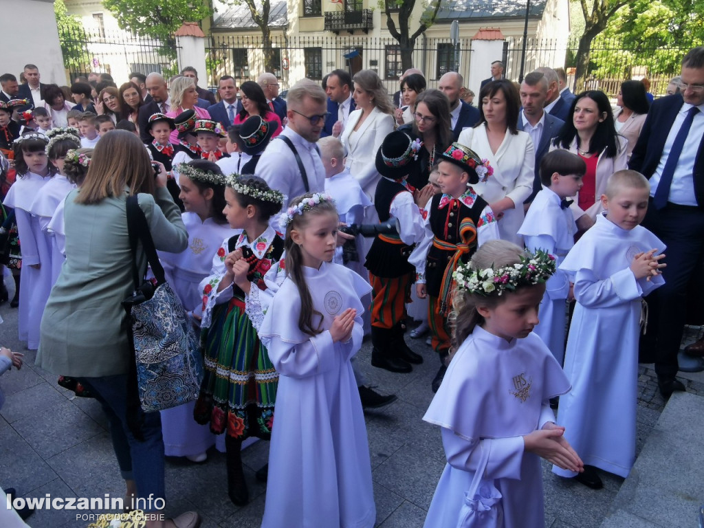 I Komunia Święta w katedrze w Łowiczu, 14 maja 2023