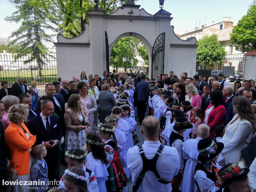 I Komunia Święta w katedrze w Łowiczu, 14 maja 2023