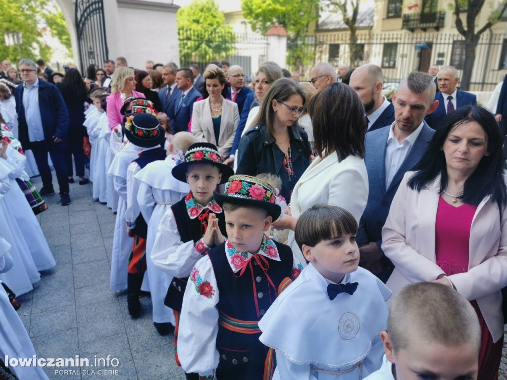 I Komunia Święta w katedrze w Łowiczu, 14 maja 2023