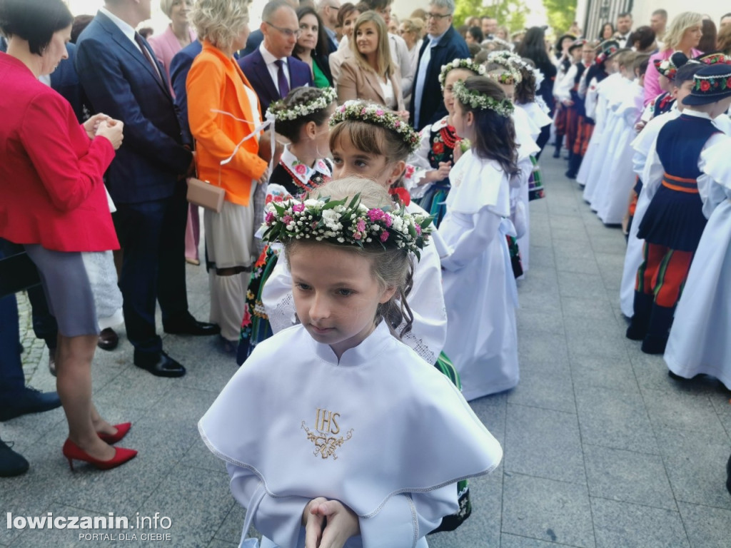 I Komunia Święta w katedrze w Łowiczu, 14 maja 2023