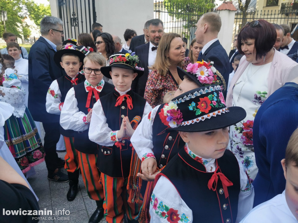 I Komunia Święta w katedrze w Łowiczu, 14 maja 2023