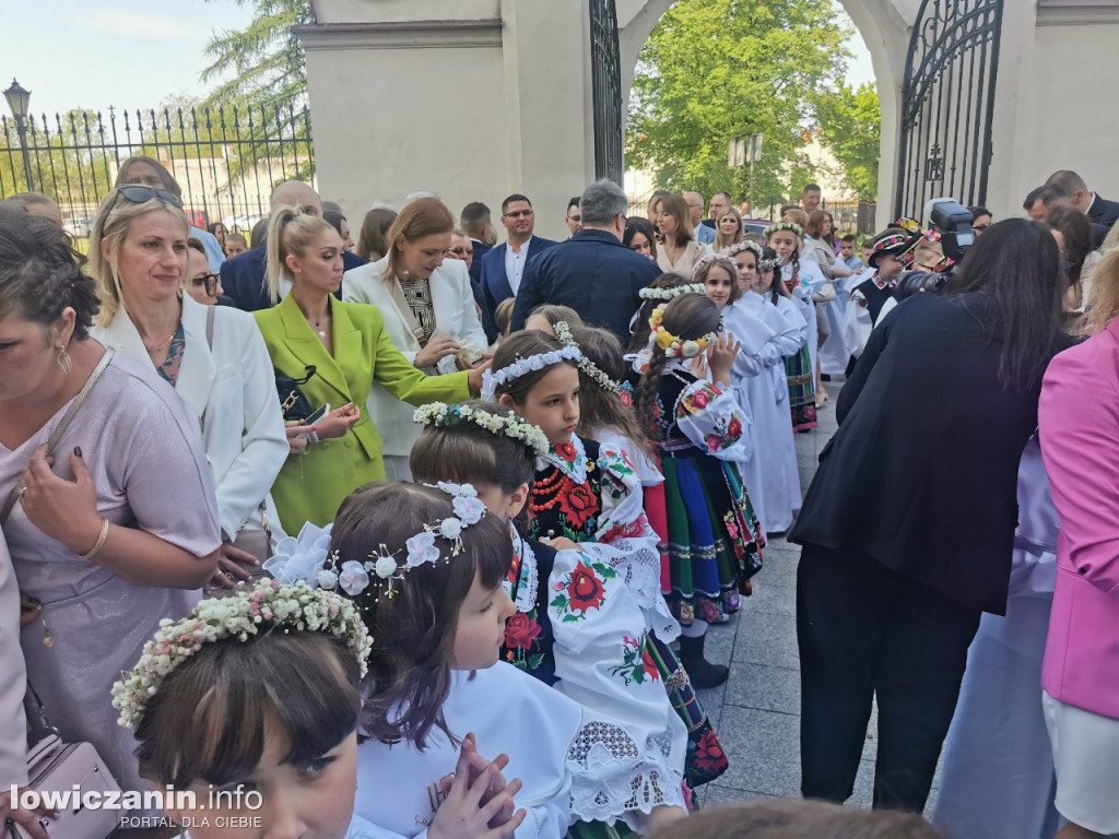 I Komunia Święta w katedrze w Łowiczu, 14 maja 2023