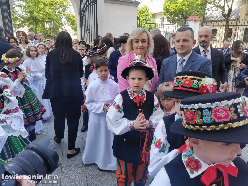I Komunia Święta w katedrze w Łowiczu, 14 maja 2023