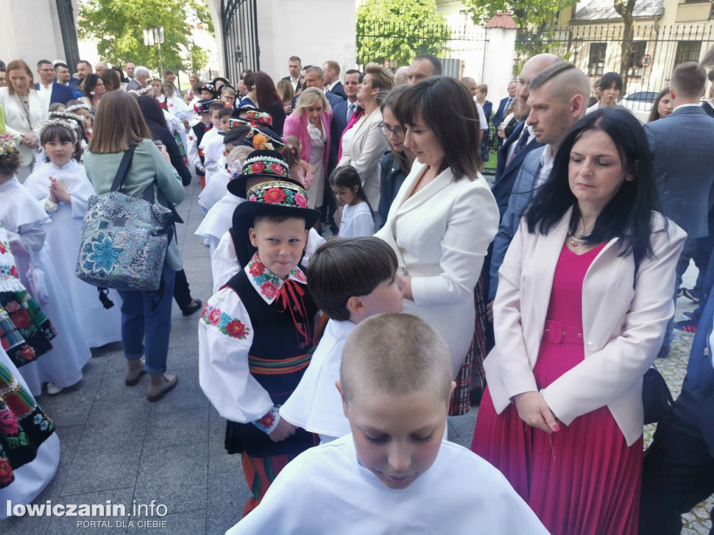 I Komunia Święta w katedrze w Łowiczu, 14 maja 2023