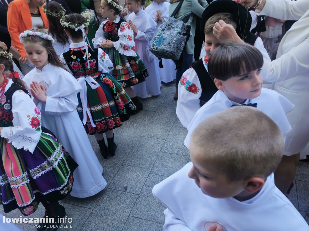 I Komunia Święta w katedrze w Łowiczu, 14 maja 2023