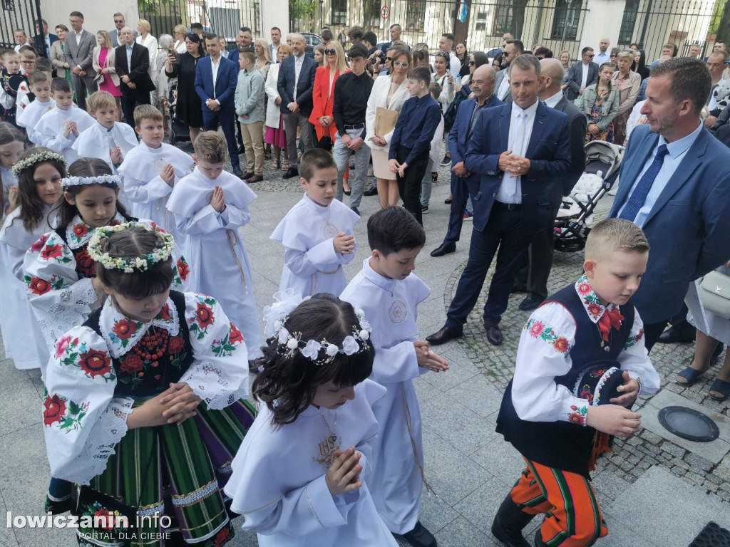 I Komunia Święta w katedrze w Łowiczu, 14 maja 2023