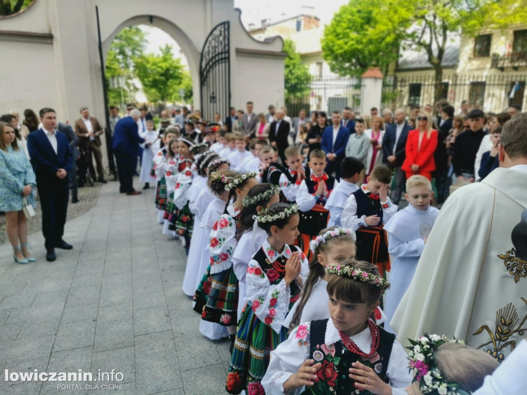 I Komunia Święta w katedrze w Łowiczu, 14 maja 2023
