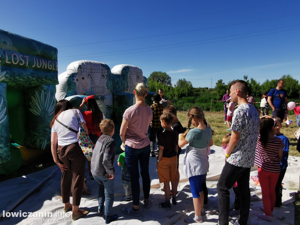 Plaża nad Bzurą jak park rozrywki