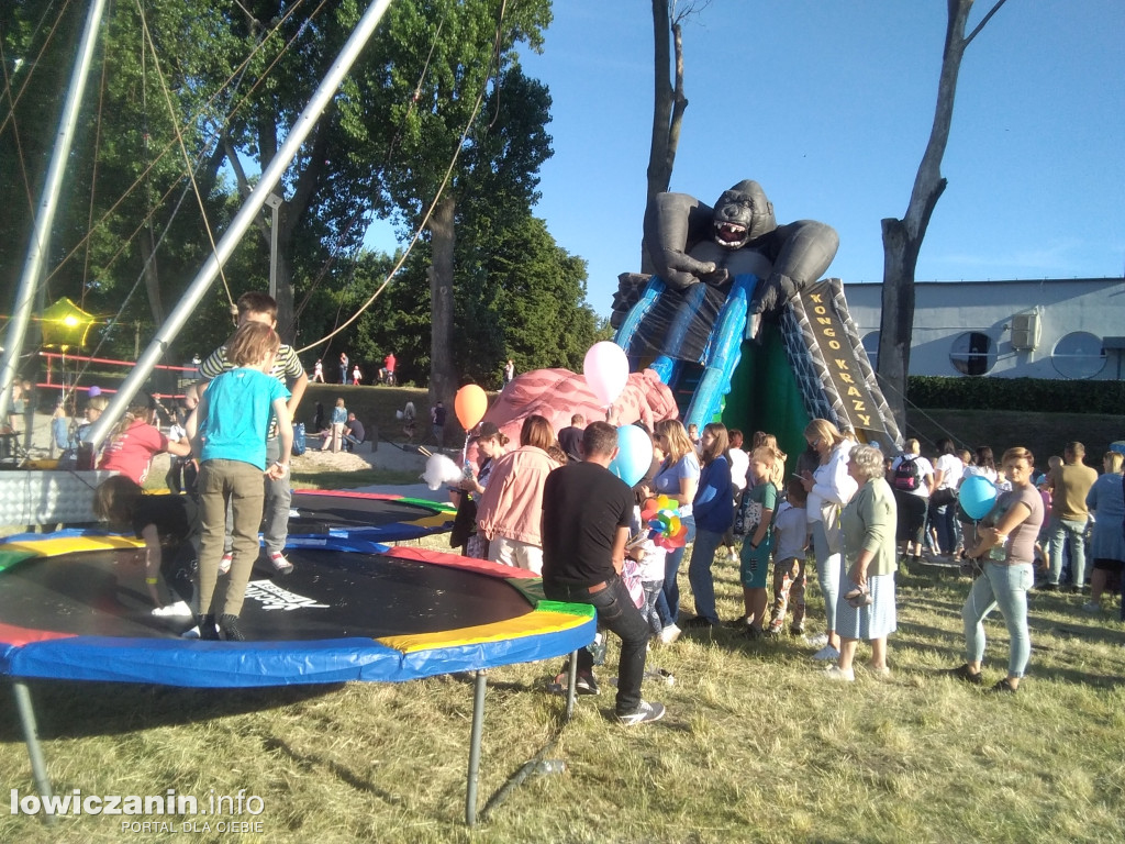 Plaża nad Bzurą jak park rozrywki