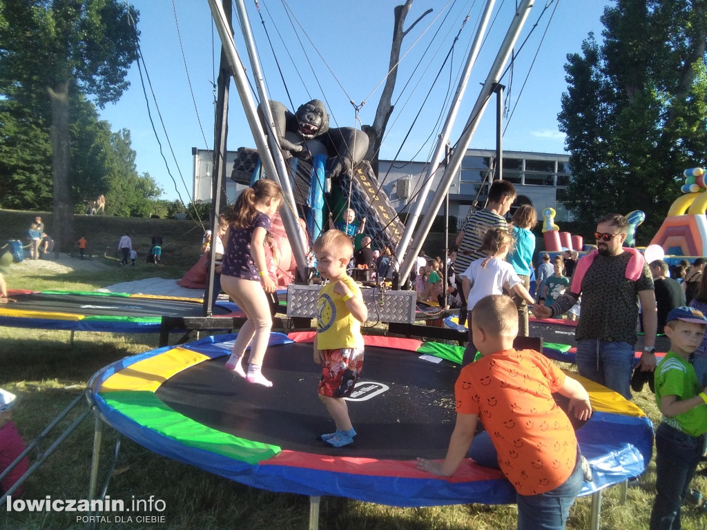 Plaża nad Bzurą jak park rozrywki