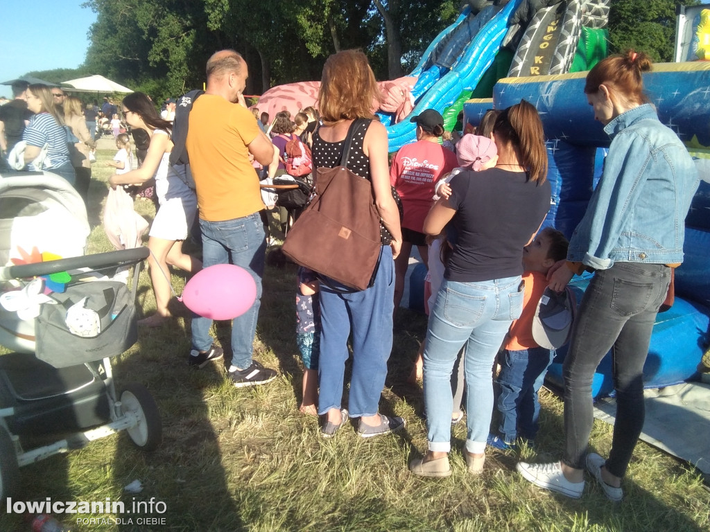 Plaża nad Bzurą jak park rozrywki
