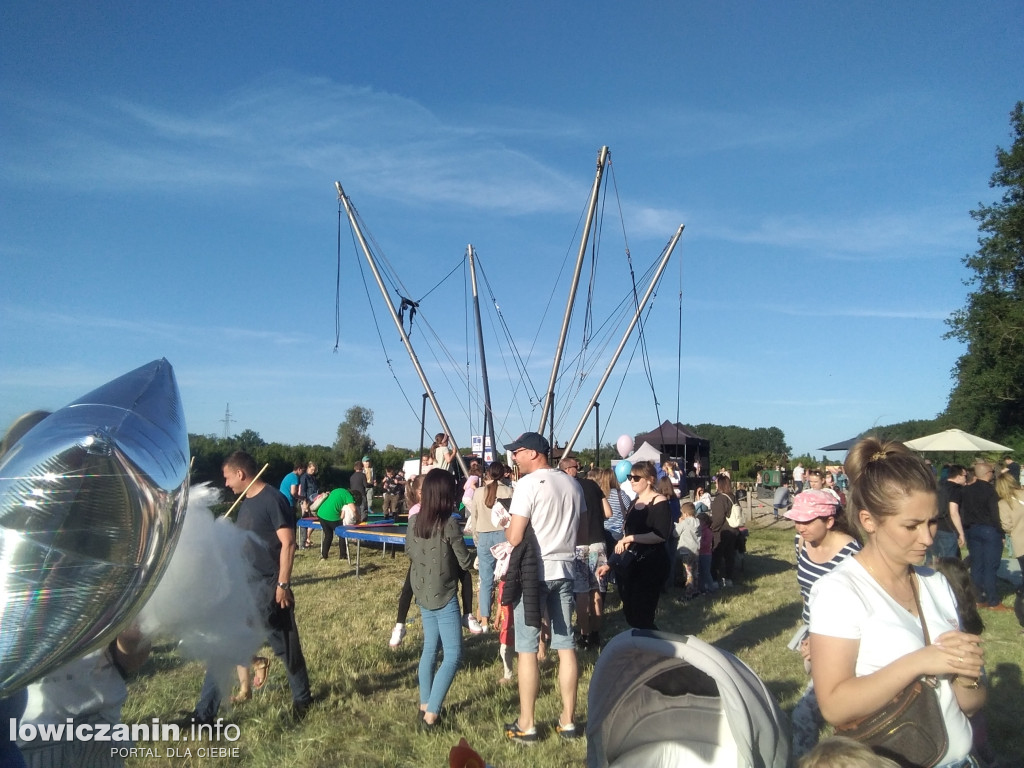 Plaża nad Bzurą jak park rozrywki