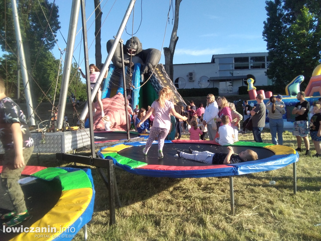 Plaża nad Bzurą jak park rozrywki