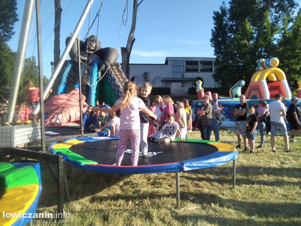 Plaża nad Bzurą jak park rozrywki