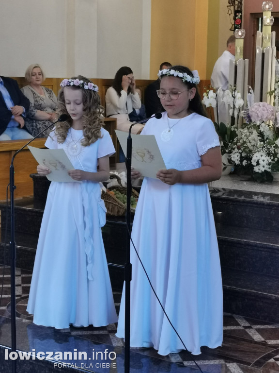 Pierwsza Komunia Św. w parafii w Bobrownikach