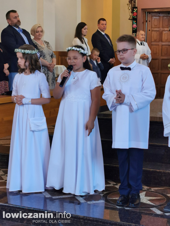Pierwsza Komunia Św. w parafii w Bobrownikach