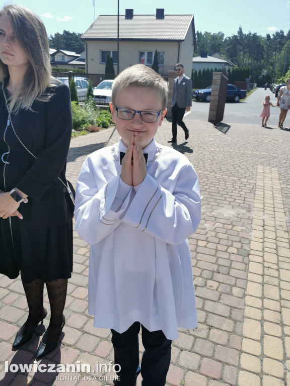 Pierwsza Komunia Św. w parafii w Bobrownikach