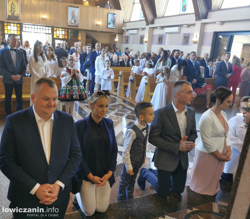Pierwsza Komunia Św. w parafii w Bobrownikach