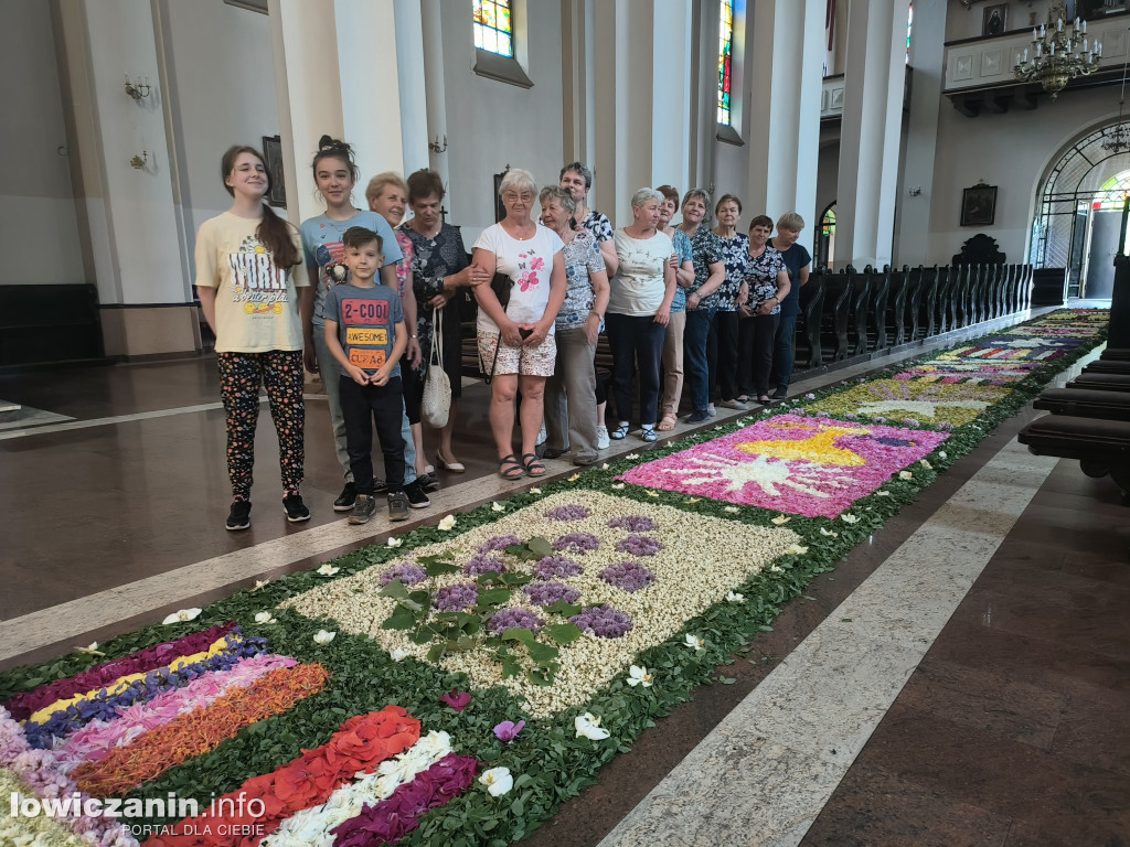 Kwiecisty dywan Boże Ciało Domaniewice 2023