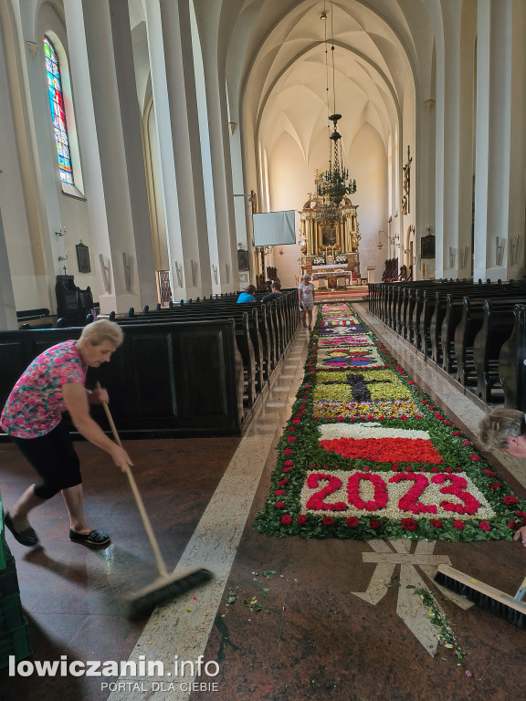 Kwiecisty dywan Boże Ciało Domaniewice 2023