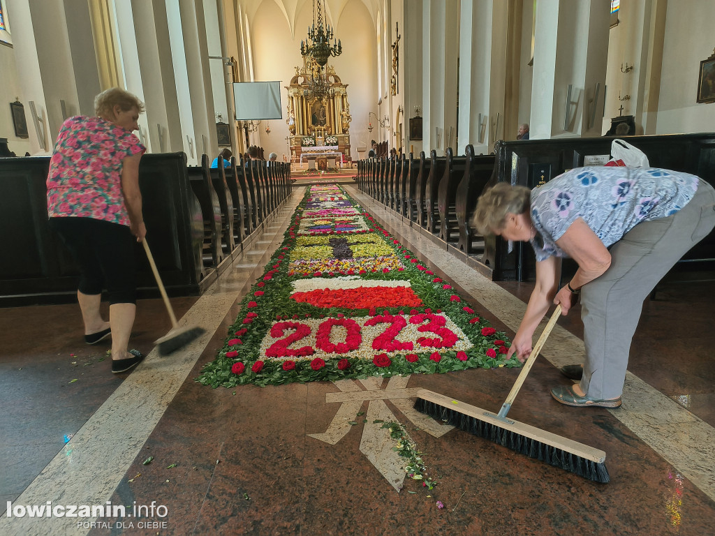 Kwiecisty dywan Boże Ciało Domaniewice 2023