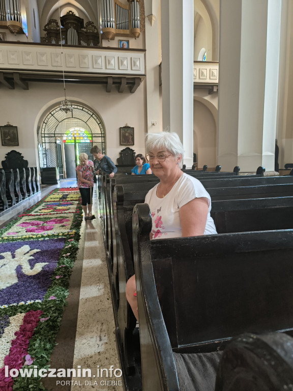 Kwiecisty dywan Boże Ciało Domaniewice 2023