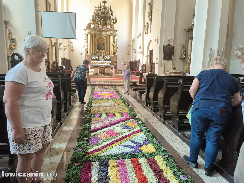 Kwiecisty dywan Boże Ciało Domaniewice 2023