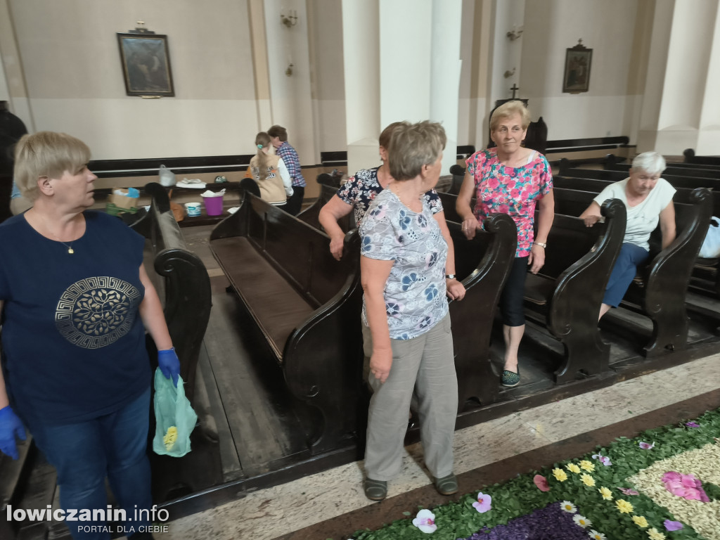 Kwiecisty dywan Boże Ciało Domaniewice 2023