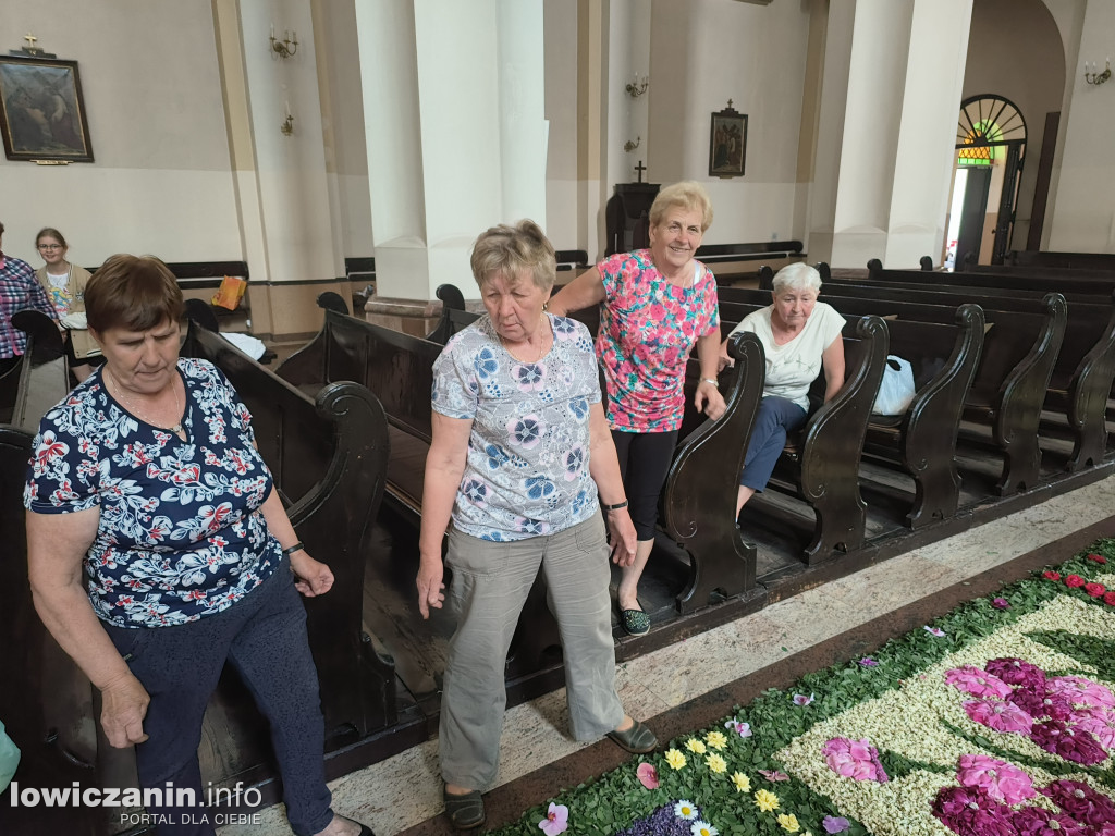 Kwiecisty dywan Boże Ciało Domaniewice 2023