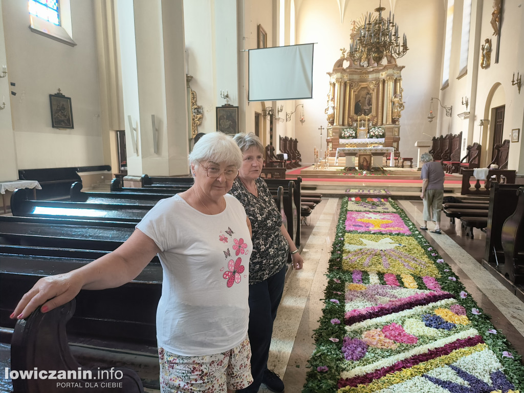 Kwiecisty dywan Boże Ciało Domaniewice 2023