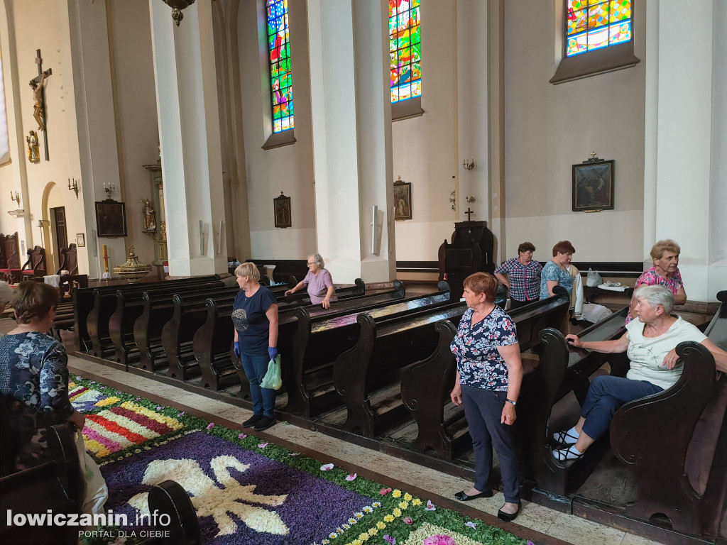 Kwiecisty dywan Boże Ciało Domaniewice 2023