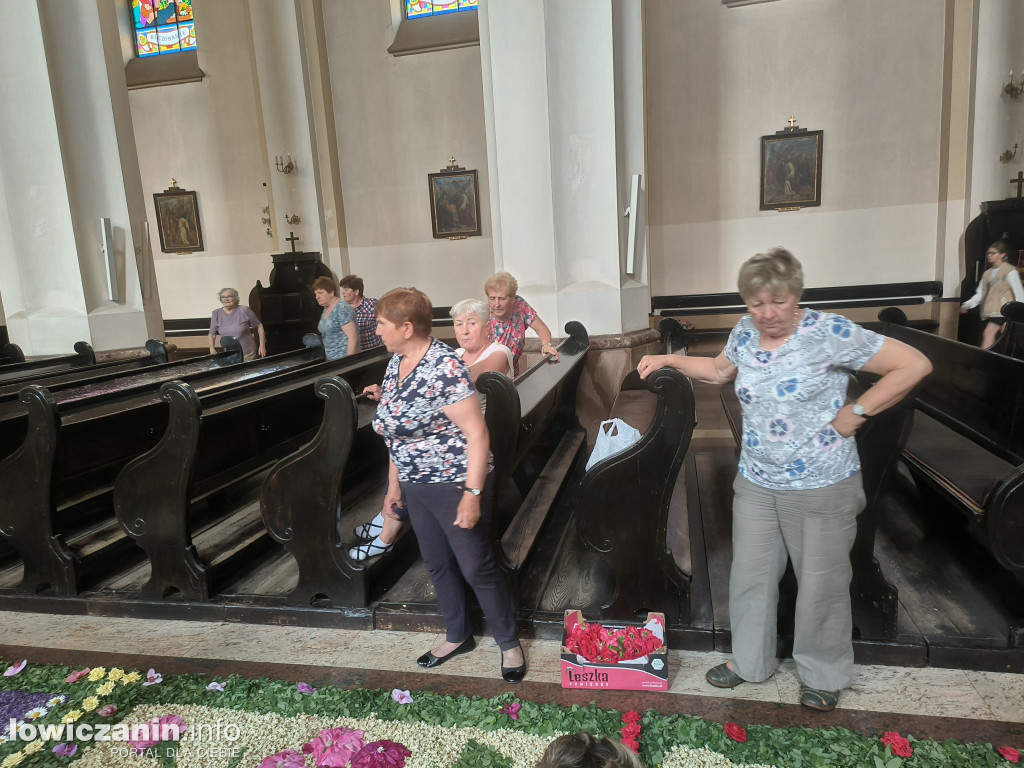 Kwiecisty dywan Boże Ciało Domaniewice 2023