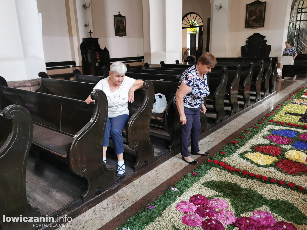 Kwiecisty dywan Boże Ciało Domaniewice 2023