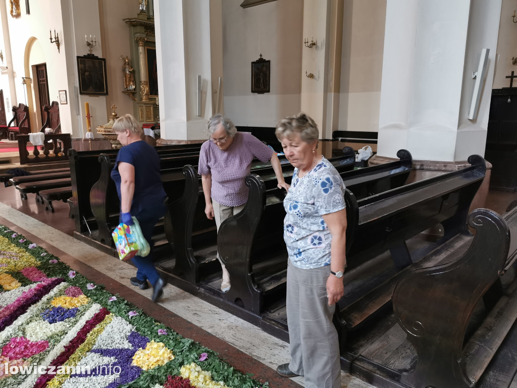 Kwiecisty dywan Boże Ciało Domaniewice 2023