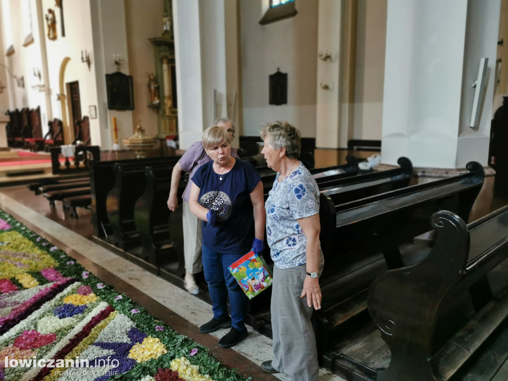 Kwiecisty dywan Boże Ciało Domaniewice 2023