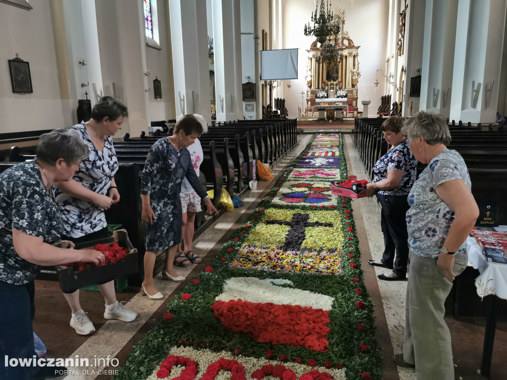 Kwiecisty dywan Boże Ciało Domaniewice 2023