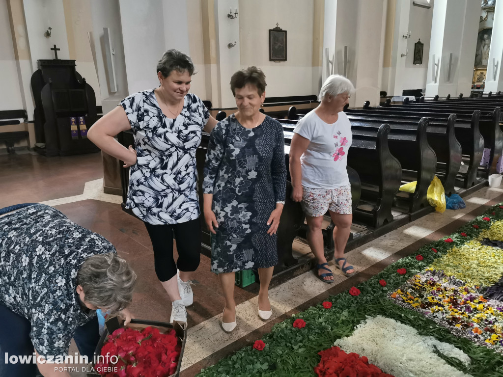 Kwiecisty dywan Boże Ciało Domaniewice 2023
